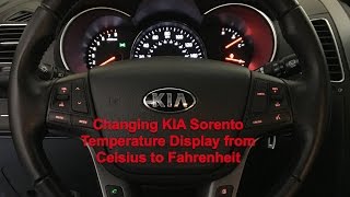 KIA Outside Temperature Display [upl. by Ardnikal]