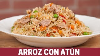 Arroz con atún  receta fácil con arroz basmati [upl. by Remled]