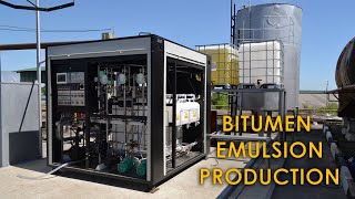 Bitumen emulsion production GlobeCore UVB1 Units [upl. by Hajar594]