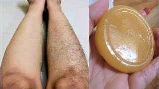 Homemade Hair Removal Soap [upl. by Artimed703]