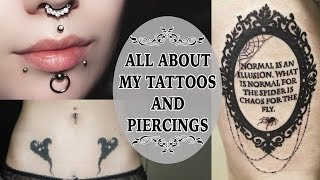 All About My Piercings amp Tattoos  Toxic Tears [upl. by Enileuqkcaj]