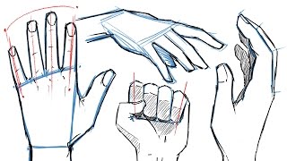 How to Draw HANDS and HAND POSES [upl. by Culbert]