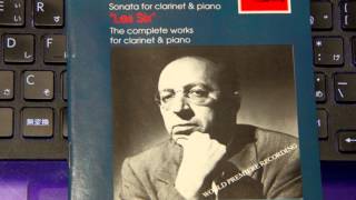 Honegger Sonatine for Clarinet [upl. by Allak]