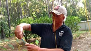 Felling a tree using a rope even if it leans the wrong way [upl. by Gnof]