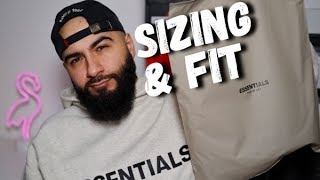 FEAR OF GOD ESSENTIALS HOODIE  Sizing amp Fit  How To Style [upl. by Amund]