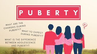 Introduction to Puberty amp Adolescence  Changes during Puberty [upl. by Nitsoj]