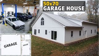 Building a 50x70 Garage House in 5 Minutes [upl. by Kelula]