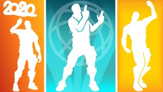 Top 10 RAREST Fortnite Emotes [upl. by Nilya]