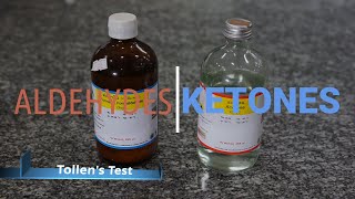 Aldehydes and Ketones Tollens Test [upl. by Mord362]