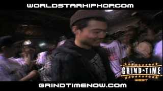 GrindTimeNowNET Dumbfoundead vs The Saurus Pt1 [upl. by Marlowe]