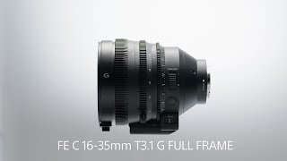 Product Feature  FE C 1635mm T31 G  Sony  Lens [upl. by Catharine]