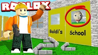 I BUILT BALDIS SCHOOL  Baldis Basics Roblox Tycoon [upl. by Stultz]