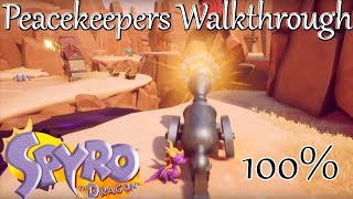 Spyro Reignited Trilogy Peacekeepers Walkthrough CHECK DESCRIPTION [upl. by Anul]