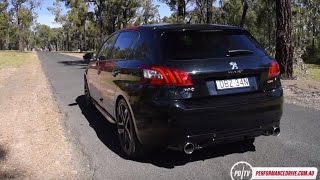 2016 Peugeot 308 GTi 270 0100kmh amp engine sound [upl. by Ellimaj]