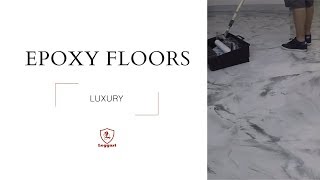 Luxury Epoxy Flooring over Wood Subfloor [upl. by Rehposirhc8]