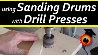 Using Sanding Drums on a Drill Press [upl. by Joy]