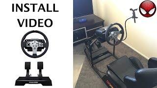 Install Video Fanatec CSL Elite Wheel and CSL Elite Pedals [upl. by Rivy392]