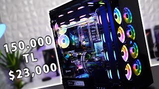 23000 😱 Gaming Render and Streaming PC in One Case [upl. by Narhem]