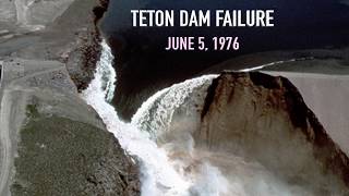 Teton Dam Failure Teton River Idaho June 5 1976 [upl. by Templia780]