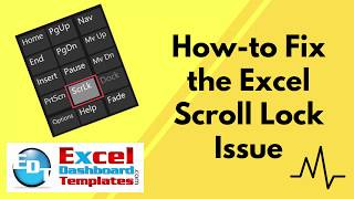 How to Fix the Excel Scroll Lock Issue [upl. by Oirram]