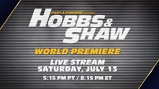 Hobbs amp Shaw World Premiere [upl. by Airdnassac]