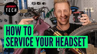 How To Service A Mountain Bike Headset  MTB Maintenance [upl. by Mcallister]