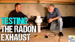 Testing a Radon Mitigation System [upl. by Spatola]