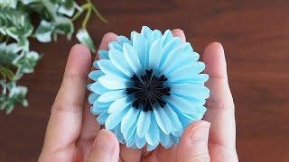 紙で作る手のひらサイズの可愛い花  DIY How to Make Paper Flowers [upl. by Onilatac379]