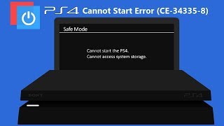 PS4 Slim Cannot Start CE343358 Cannot access system storage fix [upl. by Itsa]