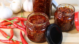 Chili Garlic Sauce – A Spicy and Flavorful Filipino Condiment  Chili Garlic OIL Recipe [upl. by Carce]