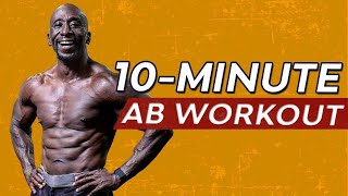 10 MINUTE RIPPED ABS WORKOUT FOR MEN OVER 40  Follow Along Circuit [upl. by Burl]