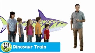 DINOSAUR TRAIN  Dinosaur Discoveries Sharks  PBS KIDS [upl. by Ecyal]