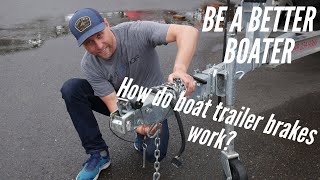 How Do Boat Surge Trailer Brakes Work [upl. by Dnalor176]