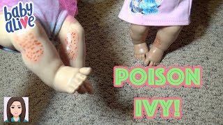 Baby Alives Get Poison Ivy [upl. by Annaegroeg850]