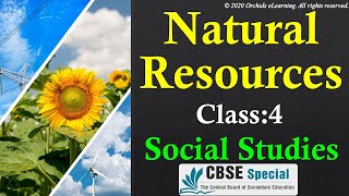 Natural Resources  Class4  Social Studies  CBSE  NCERT  Renewable And NonRenewable Resources [upl. by Leoline]