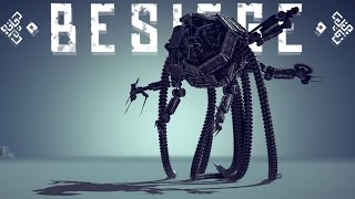 Besiege Best Creations  Tankapult Horrifying Creature Foosball Game amp More Besiege Gameplay [upl. by Kamin90]