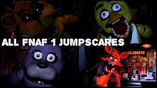 Every FNaF 1 Jumpscare [upl. by Aleron]