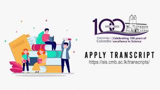 How to Apply for an Academic Transcript University of Colombo [upl. by Nonnaer]