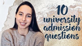 How to pass university admission interview  10 questions [upl. by Aleck653]