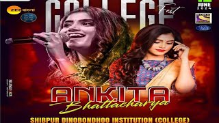 Ankita Bhattacharya Live Stage Performance Hindi Song  Ankita Bhattacharyya Sa Re Ga Ma Pa [upl. by Atteval493]