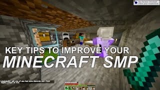 7 KEY TIPS to Making a Successful SMP Minecraft [upl. by Oizirbaf]