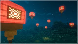 Minecraft How to Build Floating Lanterns Shorts [upl. by Retsam8]