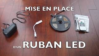 💡 COMMENT INSTALLER UN RUBAN LED [upl. by Selena696]