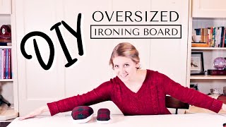 DIY Large Ironing Board  Easy amp Fast Tutorial [upl. by Stinson]