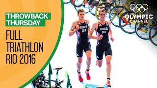 FULL Mens Triathlon  Rio 2016 Replay  Throwback Thursday [upl. by Haland]