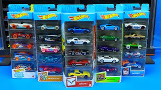 Lets Open 2021 Hot Wheels 5 Packs [upl. by Ailina]