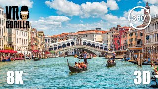 Venice The Floating City A Guided VR Tour  8K 360 3D Video short [upl. by Assiral261]