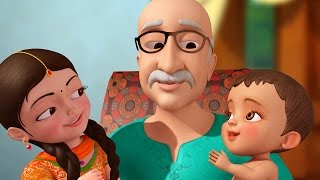 Dadaji Grand Father  Hindi Rhymes for Children  Infobells [upl. by Meill]