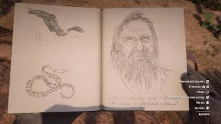 RDR2 Arthurs Journal well made 100 compendium and landmarks including all forbidden and very rare [upl. by Zoellick]