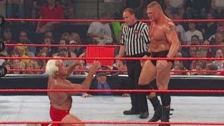 Brock Lesnar vs Ric Flair Raw July 1 2002 [upl. by Nehemiah]